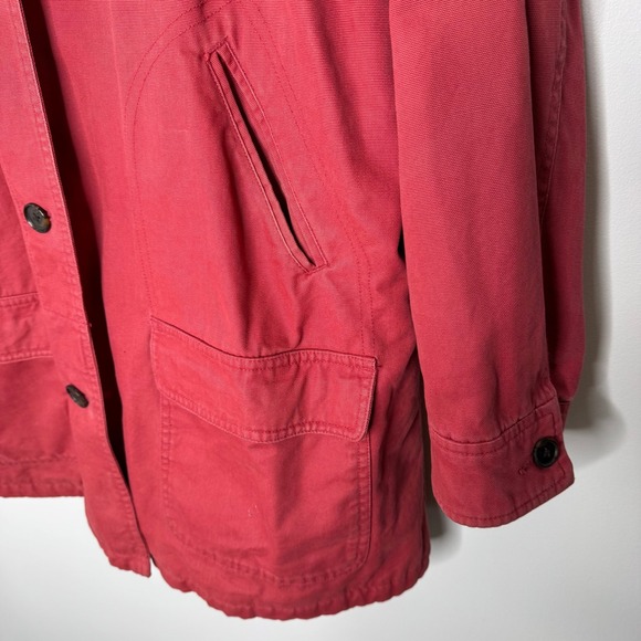 Lands' End Chore Barn Coat Flannel Lining Corduroy Collar/cuffs XL - Picture 3 of 13